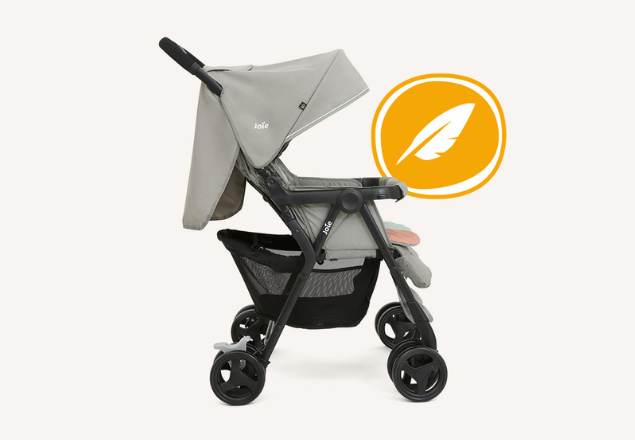 Carucior de gemeni Aire Twin, Pebble, Joie